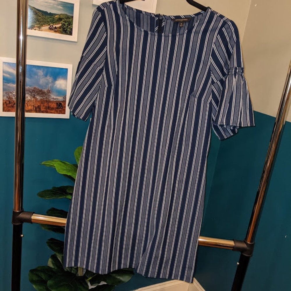BANANA REPUBLIC Striped Dress - size 8